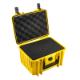 OUTDOOR kuffert i gul 250x175x155 mm med skum polstring Volume: 6,6 L Model: 2000/Y/SI